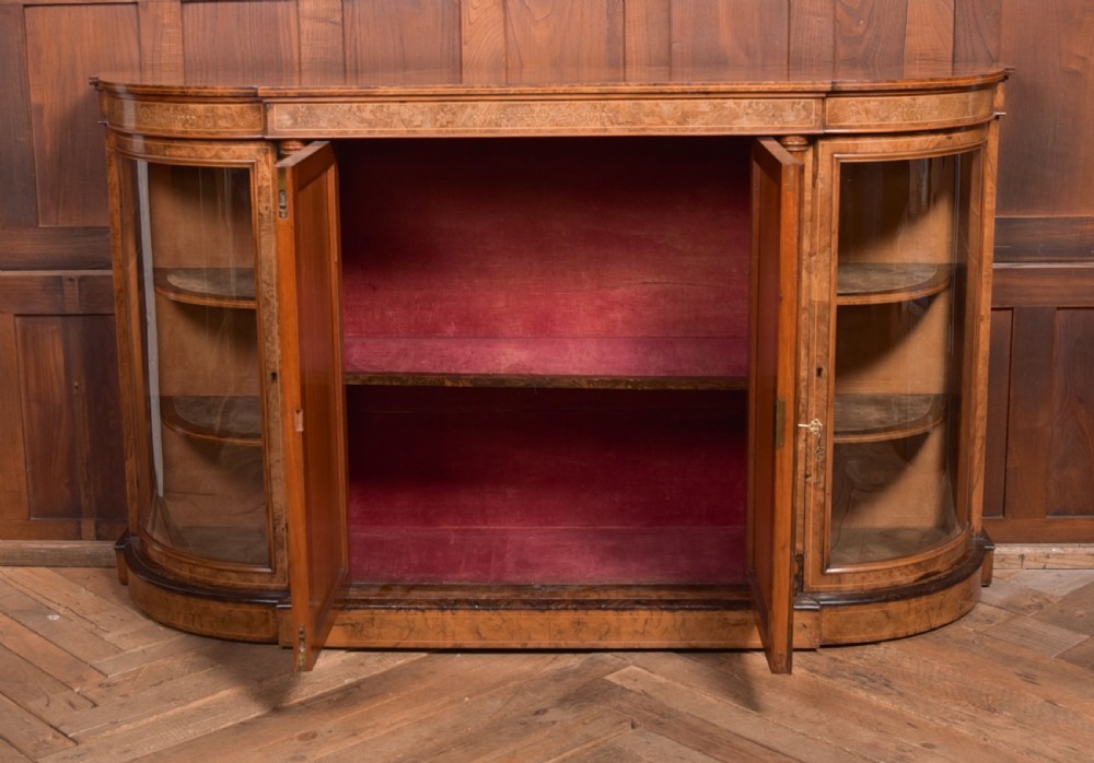 Victorian Walnut Credenza View X