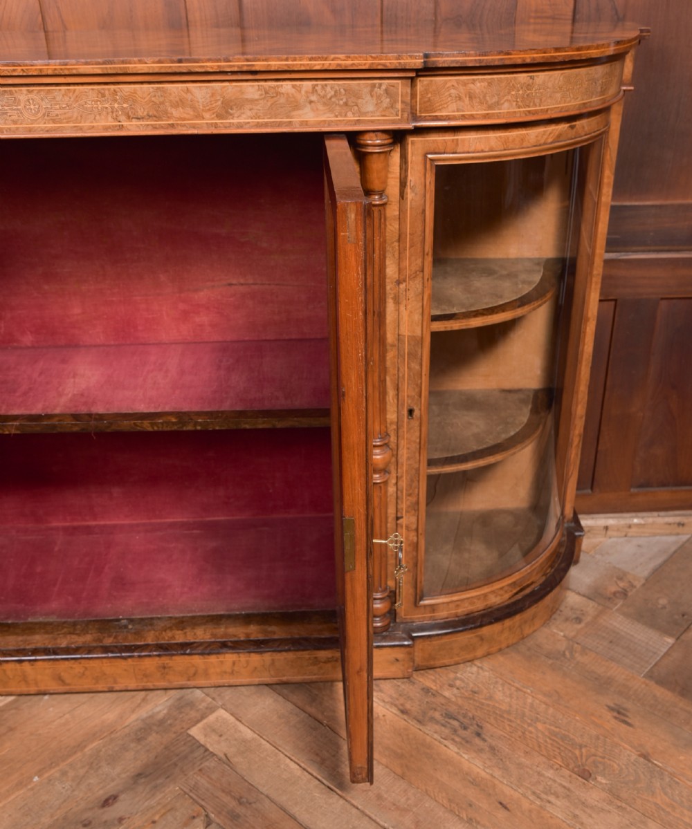Victorian Walnut Credenza View XII