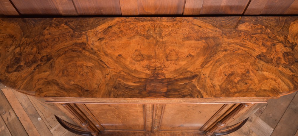 Victorian Walnut Credenza View XIII