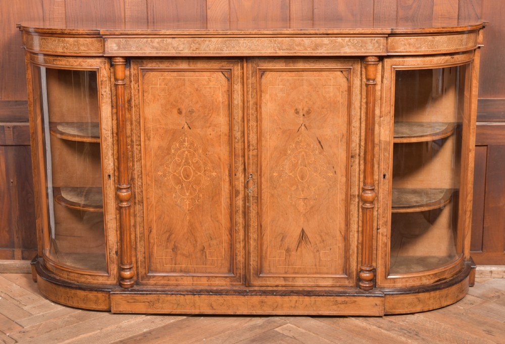 Victorian Walnut Credenza View XVIII