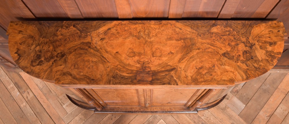 Victorian Walnut Credenza View XIX