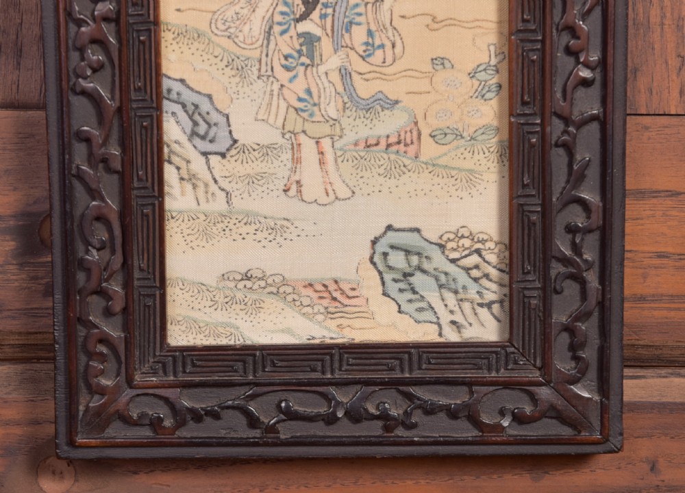 Pair of Chinese Painted Silks View VIII