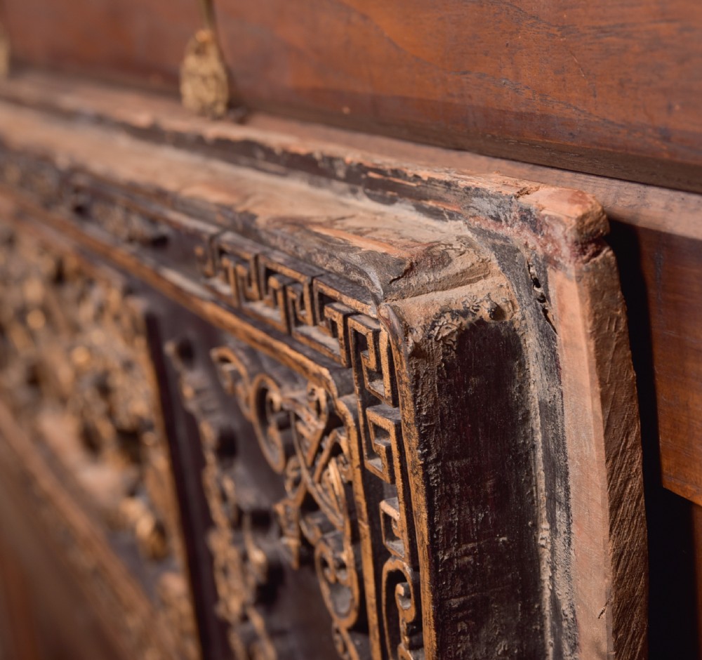 Pair of Chinese Hardwood Panels View XI