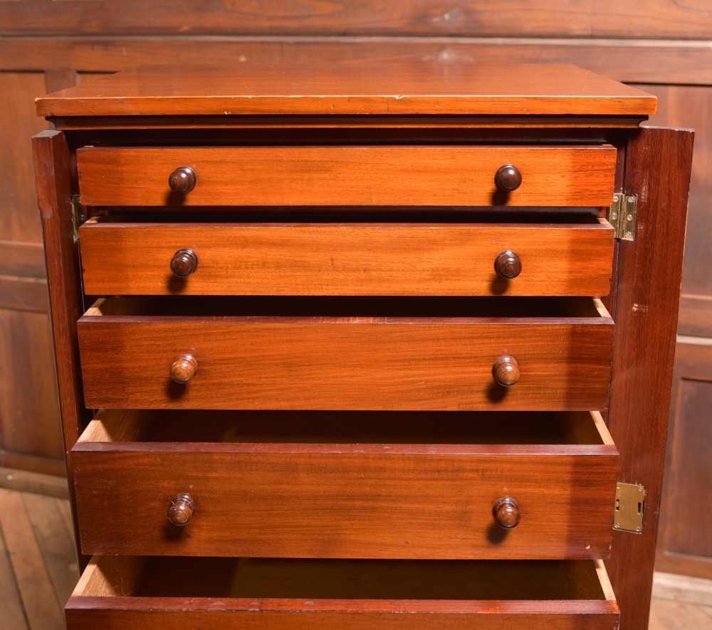 Victorian Mahogany Wellington Chest View V