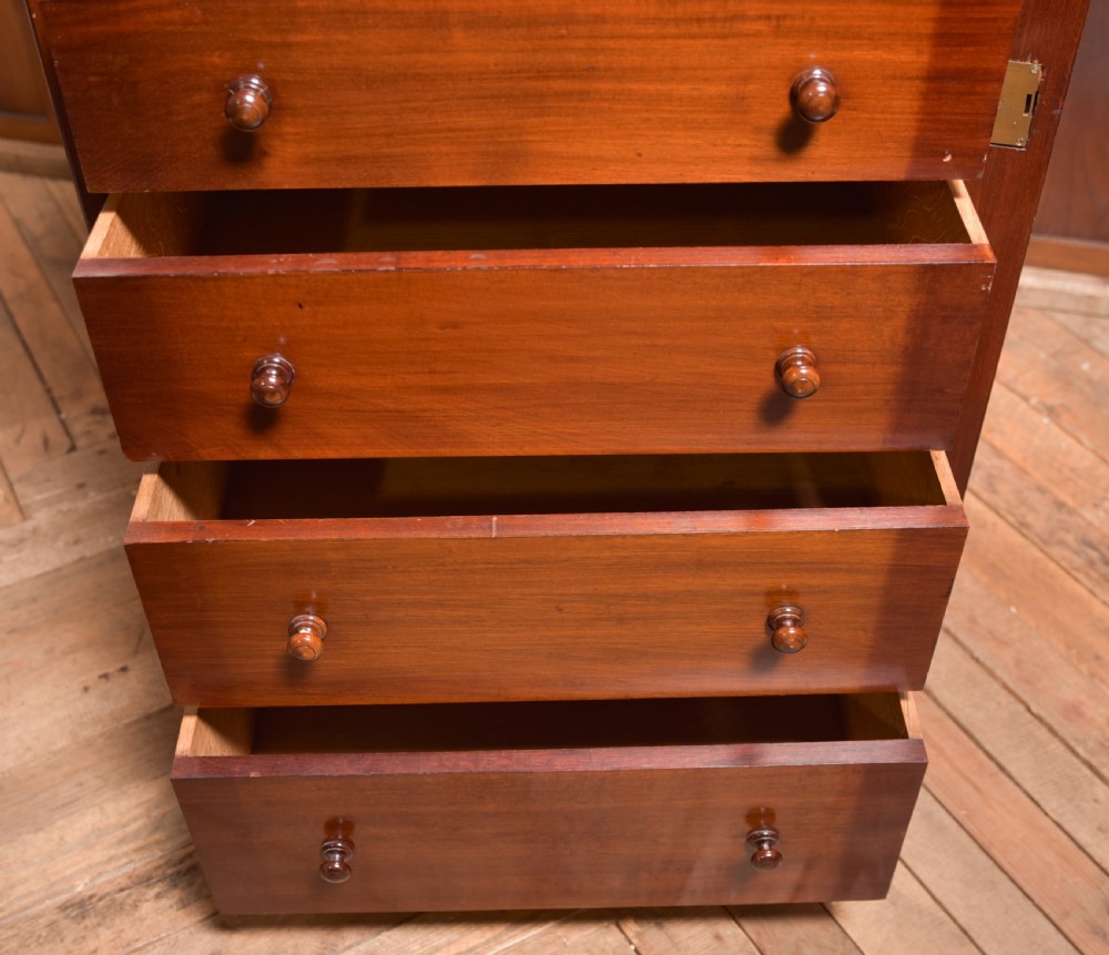 Victorian Mahogany Wellington Chest View VI