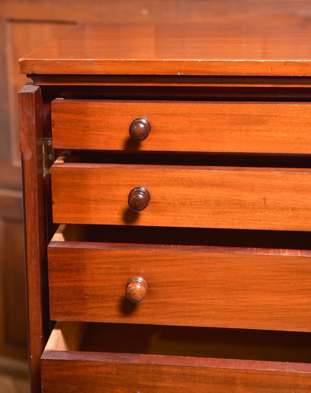 Victorian Mahogany Wellington Chest View VII