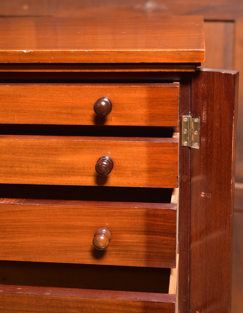 Victorian Mahogany Wellington Chest View VIII