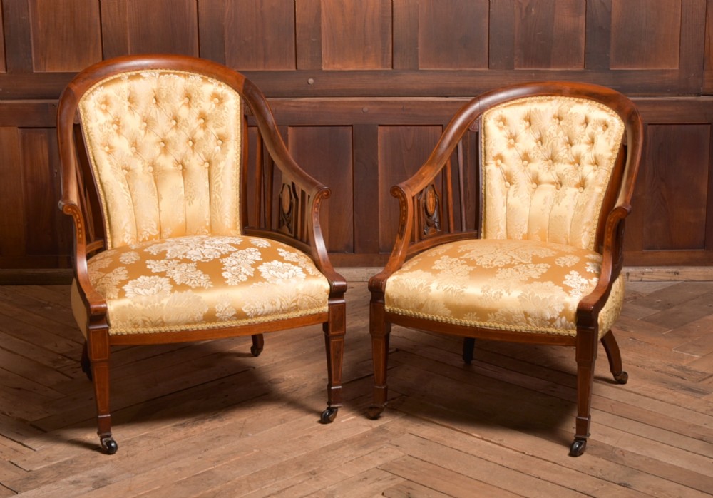 Pair of Edwardian Parlour Chairs