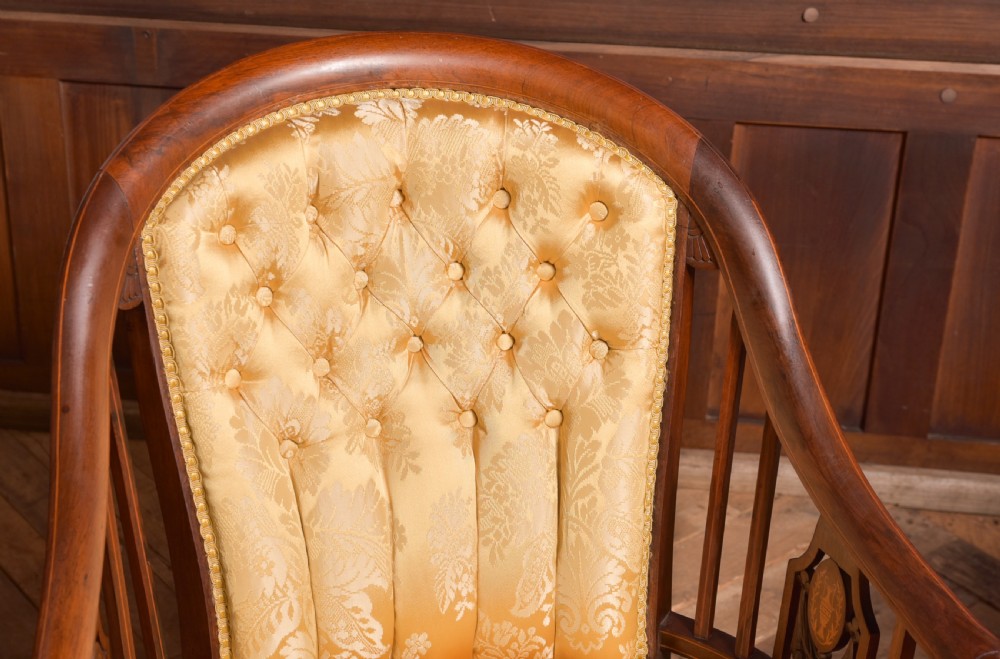 Pair of Edwardian Parlour Chairs View II