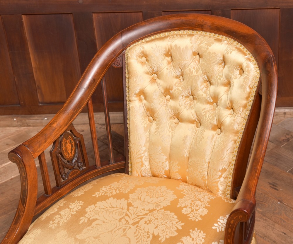 Pair of Edwardian Parlour Chairs View IV