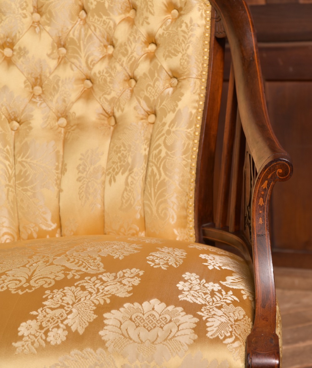 Pair of Edwardian Parlour Chairs View VIII