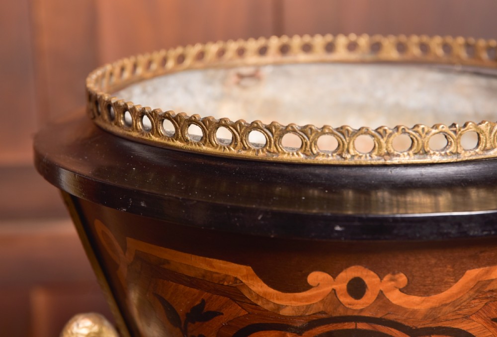 Victorian Marquetry Plant Stand View III