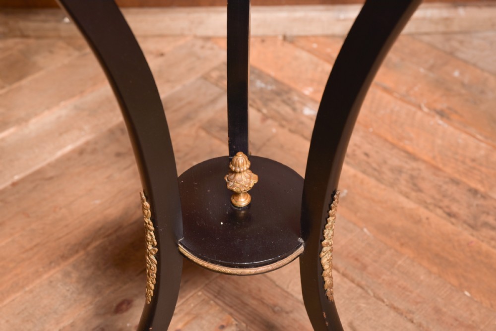 Victorian Marquetry Plant Stand View VI
