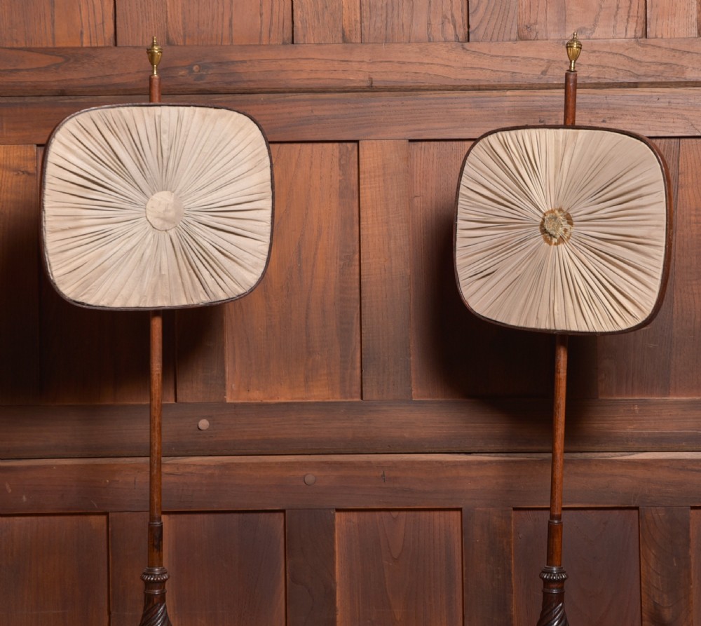 Pair of Regency Pole Screens View II
