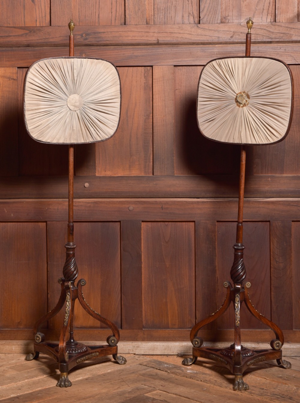 Pair of Regency Pole Screens View III