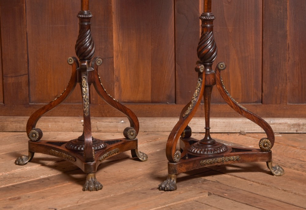 Pair of Regency Pole Screens View VII