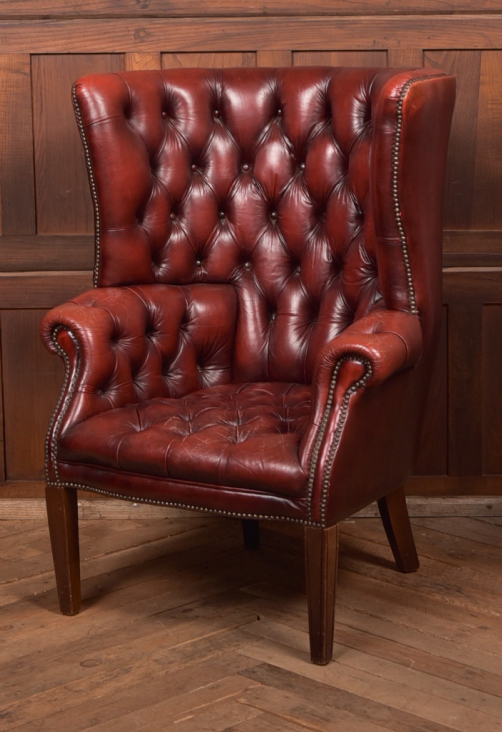 Chesterfield Leather Armchair