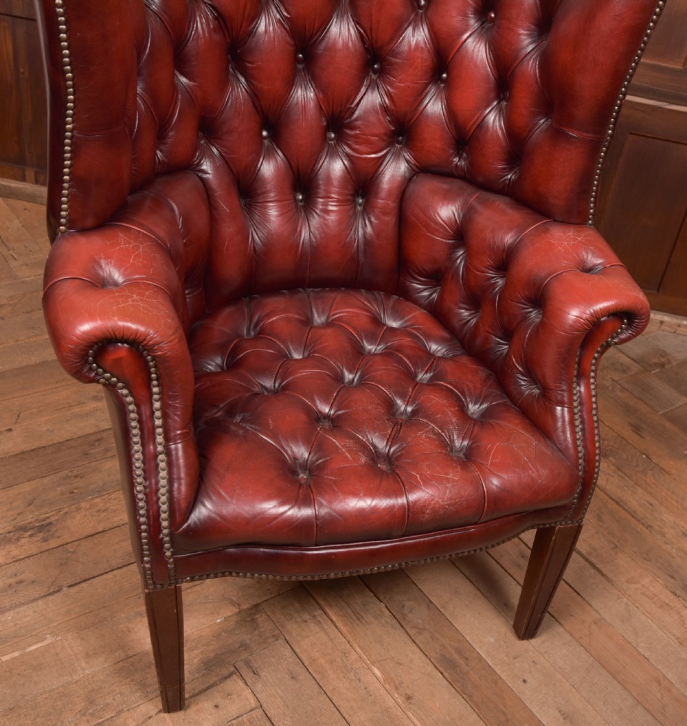 Chesterfield Leather Armchair View VI