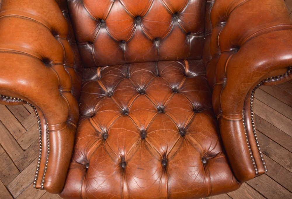 Chesterfield Leather Chair View XIII