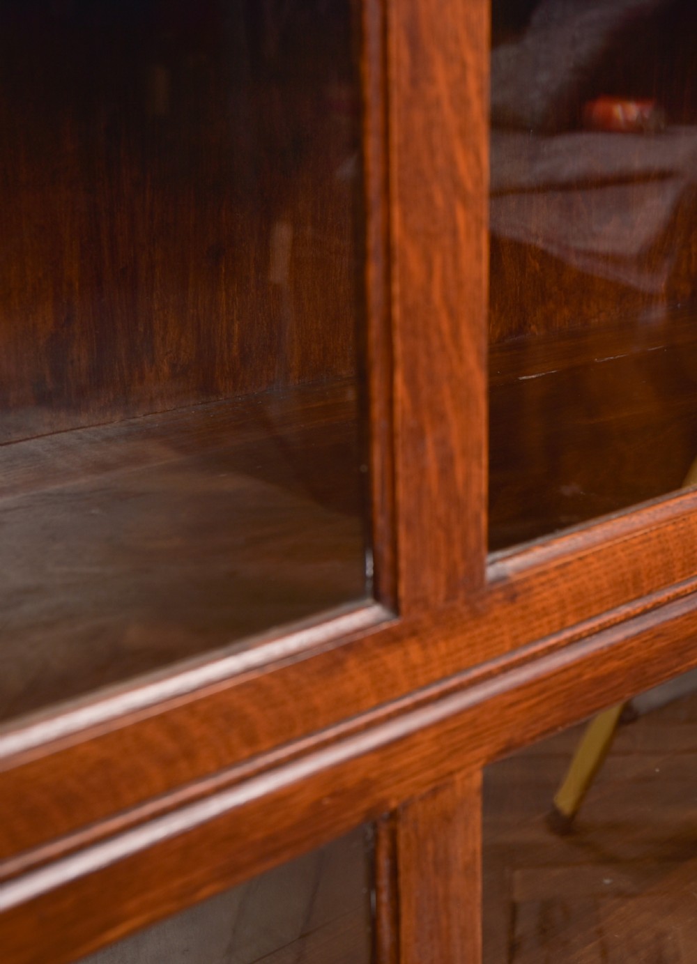Oak 5 Sectional Bookcase View VI