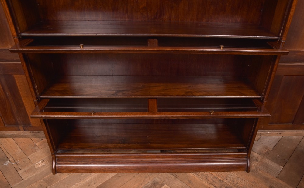 Oak 5 Sectional Bookcase View VIII