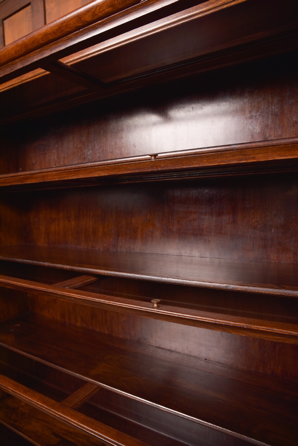 Oak 5 Sectional Bookcase View XII