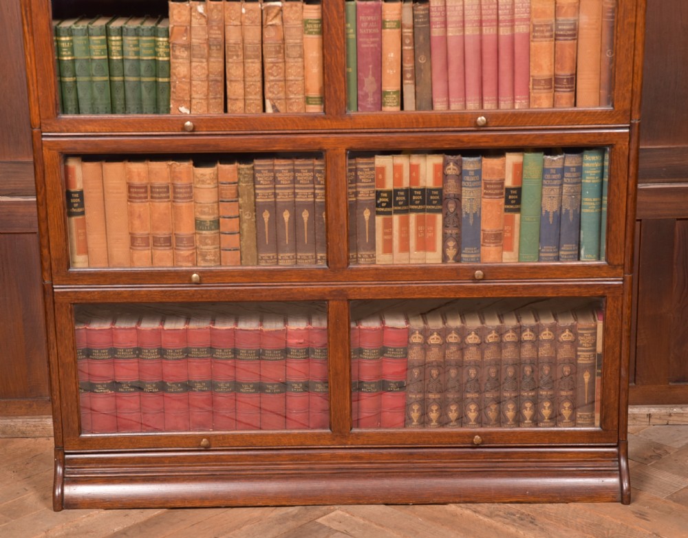 Oak 5 Sectional Bookcase View XVII