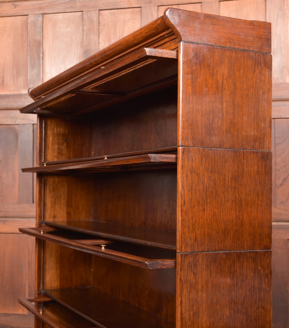 Oak 5 Sectional Bookcase View XX