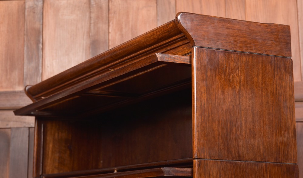 Oak 5 Sectional Bookcase View XXIII