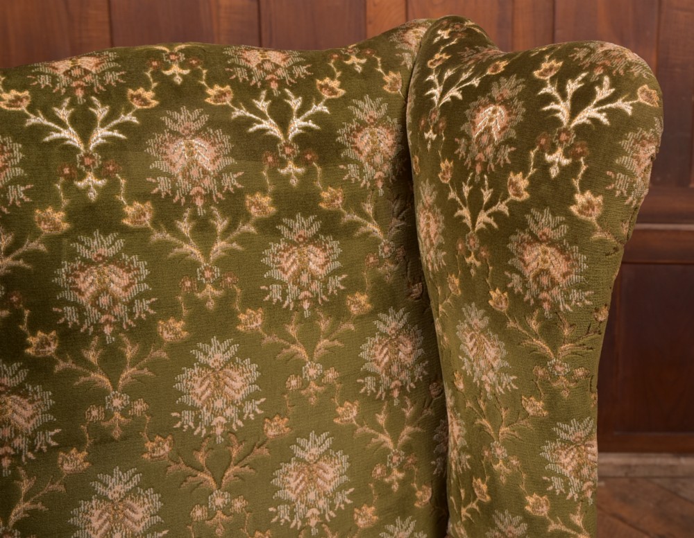 Mahogany Wingback Chair View IV