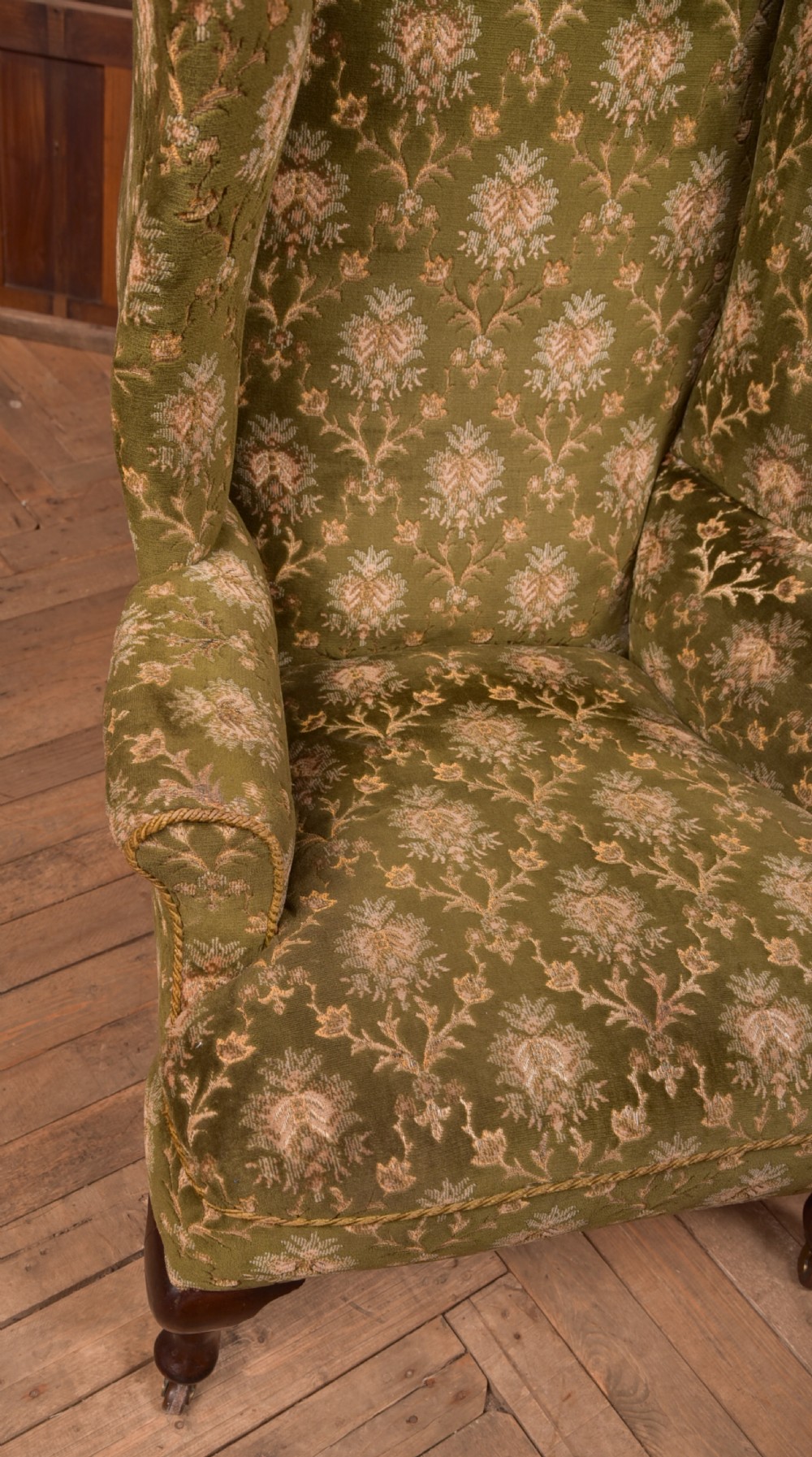 Mahogany Wingback Chair View VI