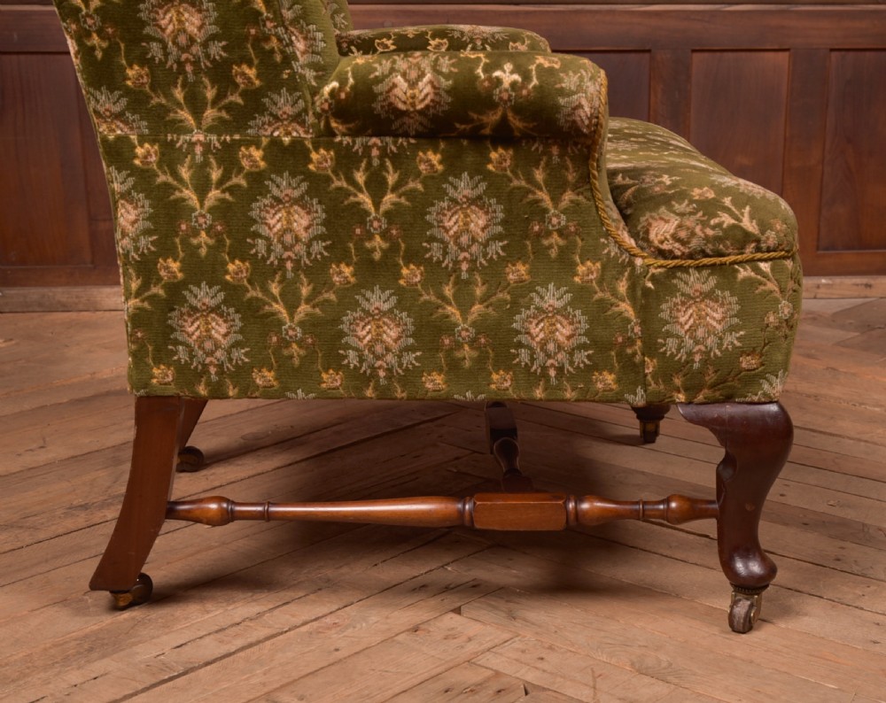 Mahogany Wingback Chair View X