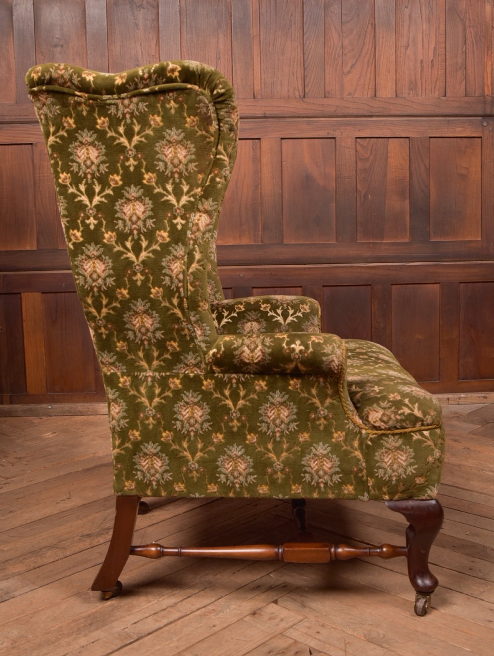 Mahogany Wingback Chair View XI