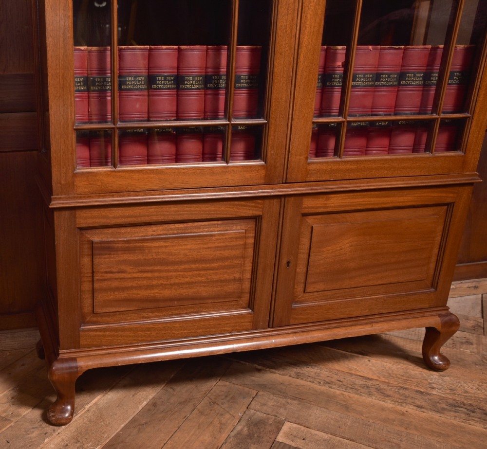 Edwardian Mahogany Bookcase View IX