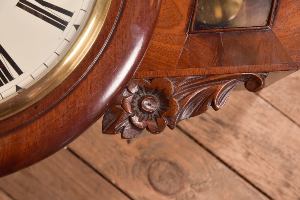 Mahogany Wall Clock View II