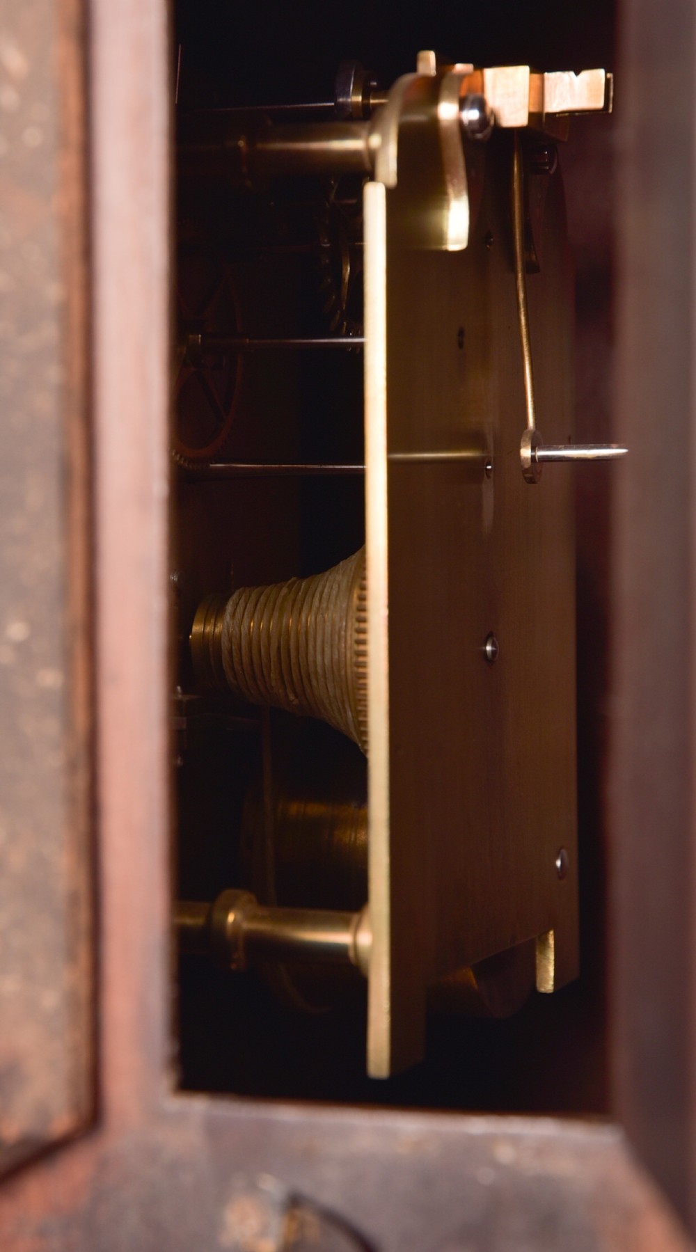Mahogany Wall Clock View VI