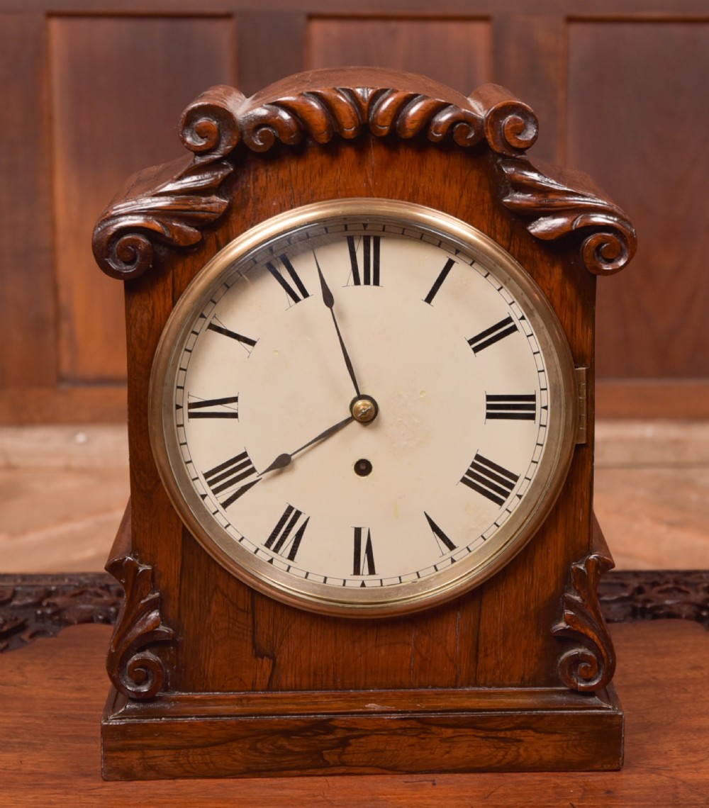 Victorian rosewood Bracket Clock W & J Gardner Perth