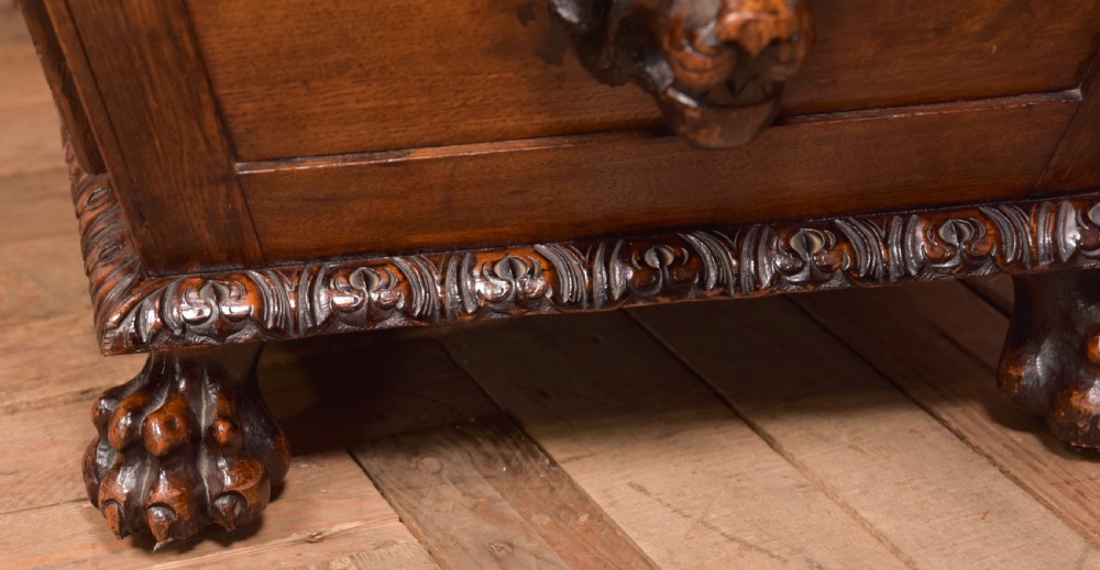 Carved Oak Cellarette View XVIII
