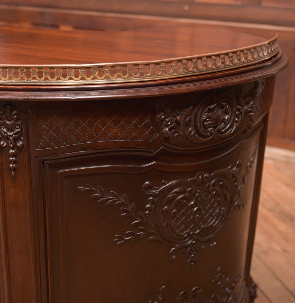 Kidney Shaped Carved Desk View XVIII