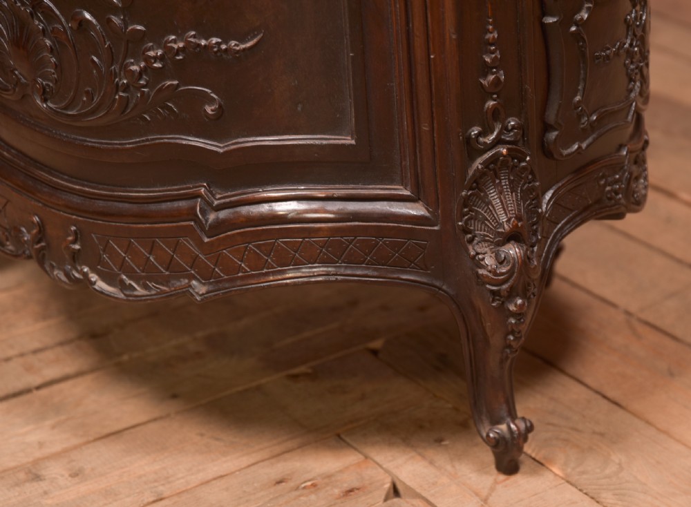 Kidney Shaped Carved Desk View XXV