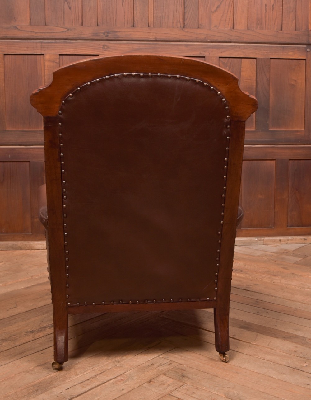 Victorian Button Back Library Chair View VIII