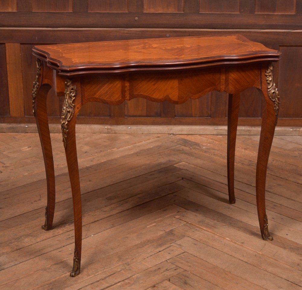 Victorian Fold Over Card Table