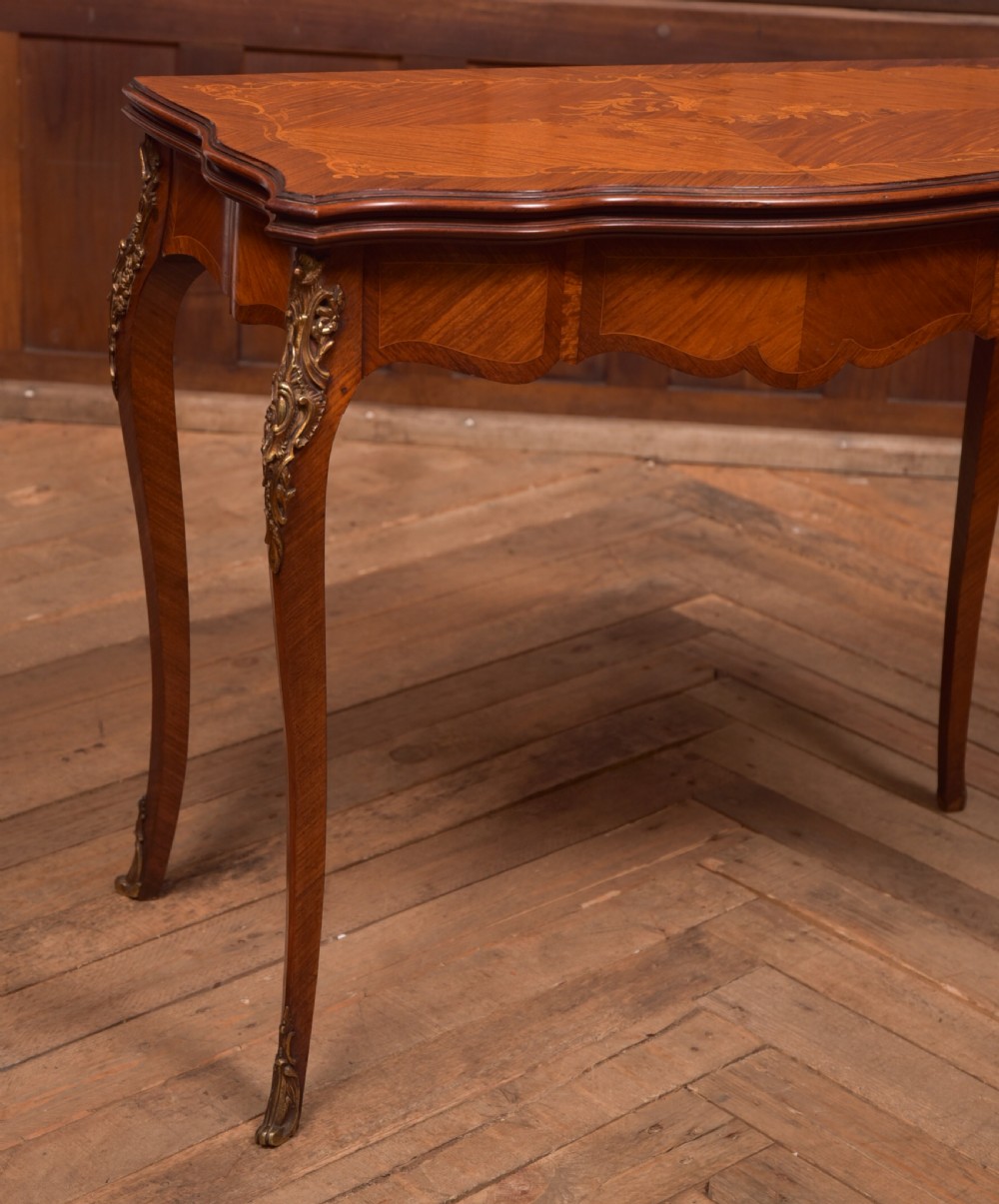 Victorian Fold Over Card Table View II