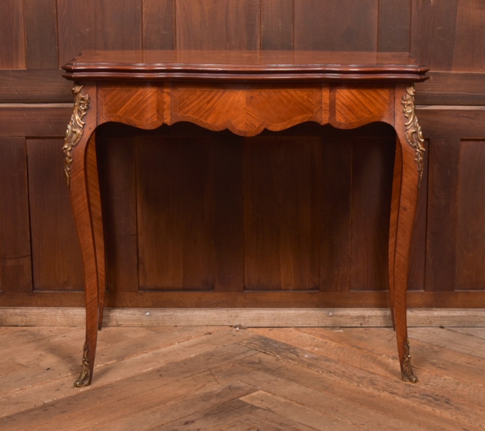 Victorian Fold Over Card Table View V