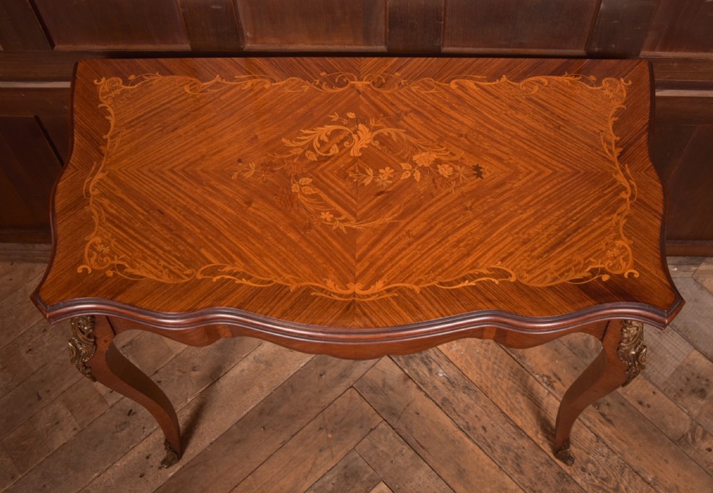 Victorian Fold Over Card Table View VI