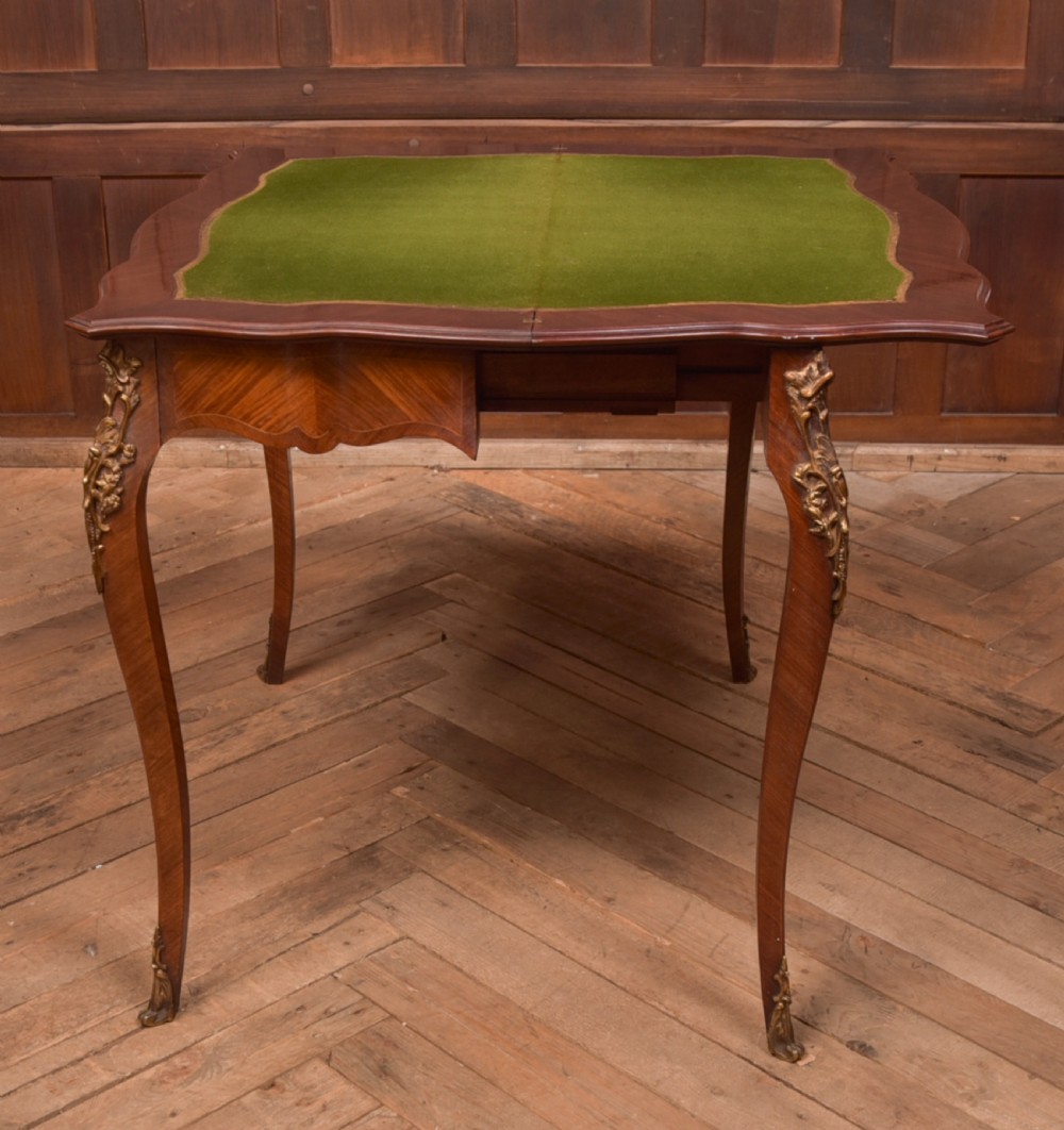 Victorian Fold Over Card Table View VIII