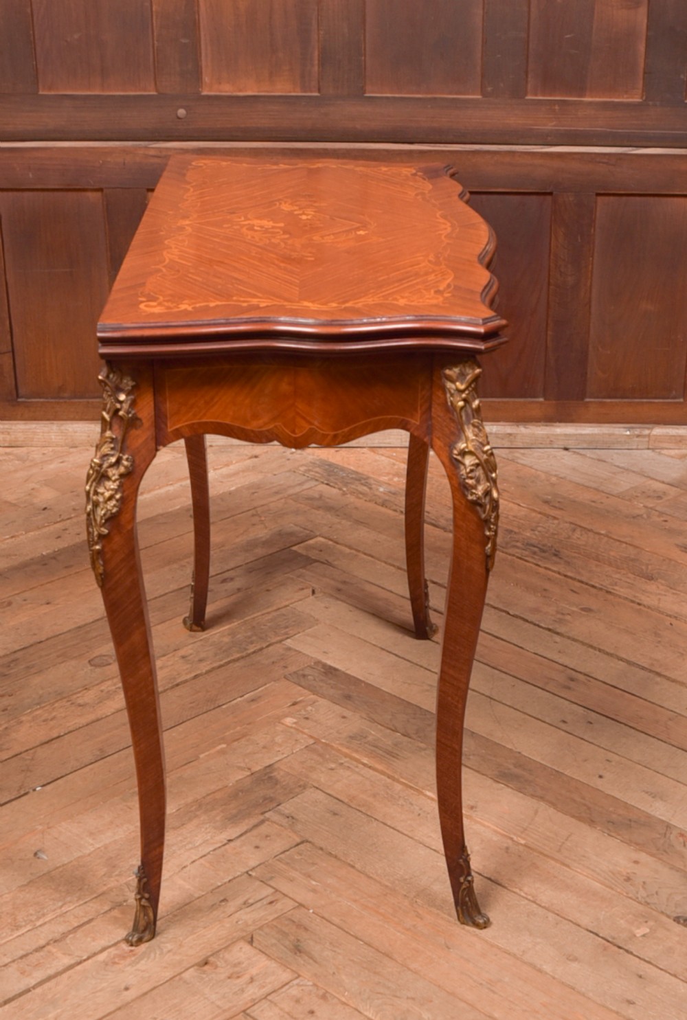 Victorian Fold Over Card Table View XI