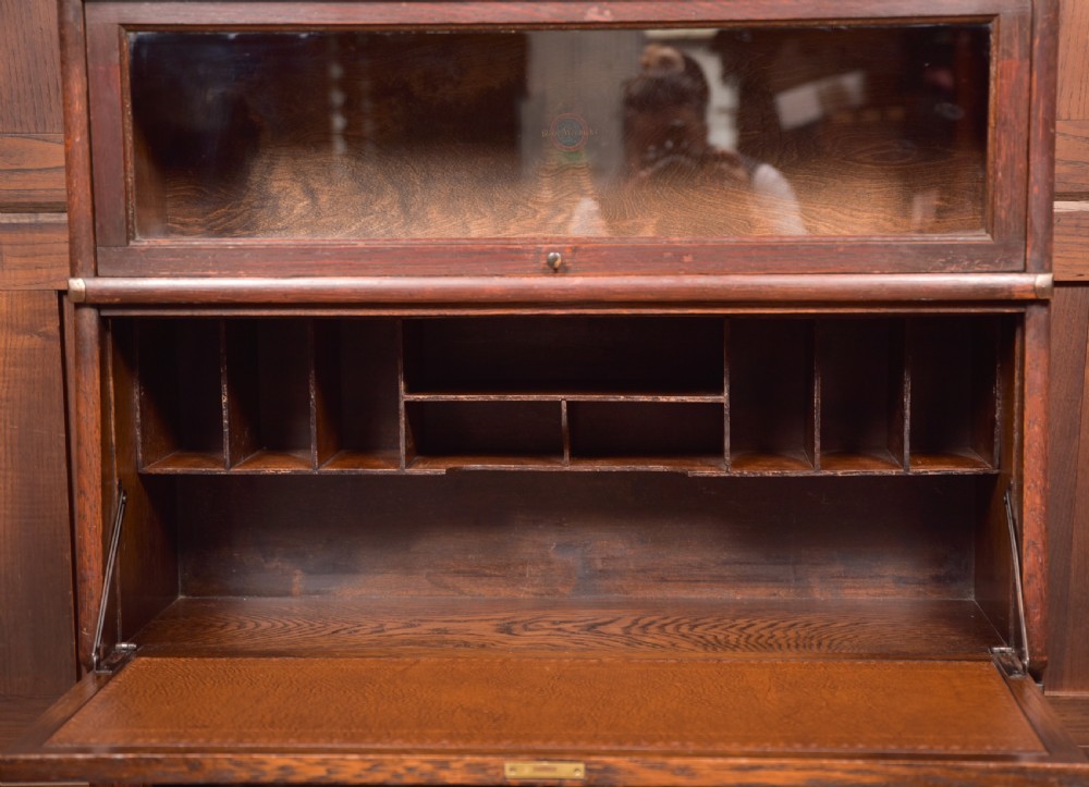 Globe Wernicke Sectional bureau bookcase View IX