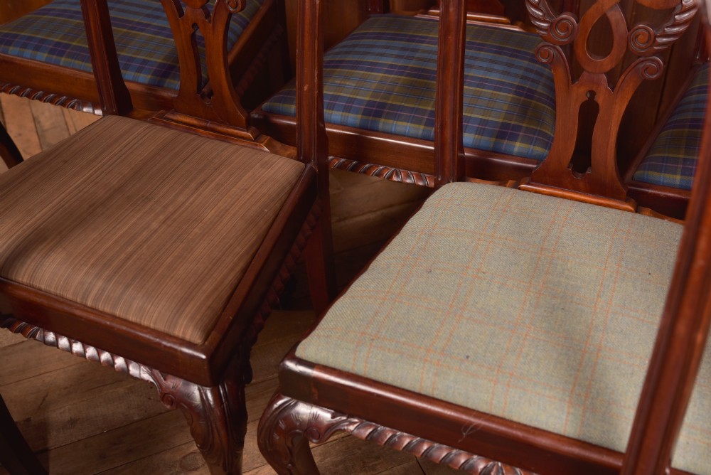 Set of 8 Chippendale Style Dining Room Chair View III