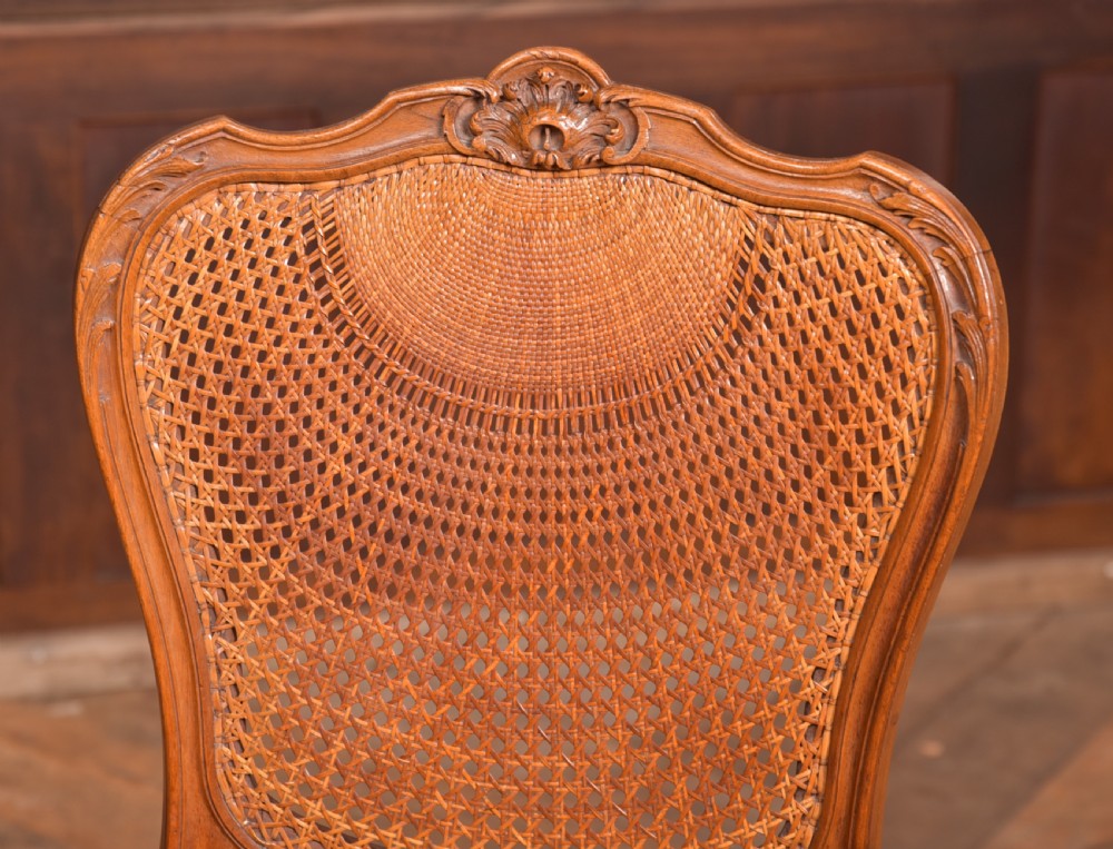 Pair of Walnut Bedroom Chairs View III